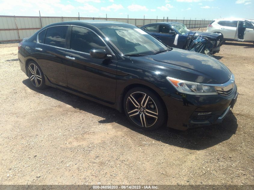 2017 HONDA ACCORD SEDAN SPORT SE - 1HGCR2F19HA227533