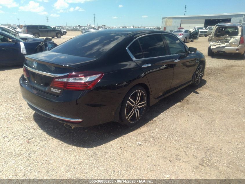 2017 HONDA ACCORD SEDAN SPORT SE - 1HGCR2F19HA227533