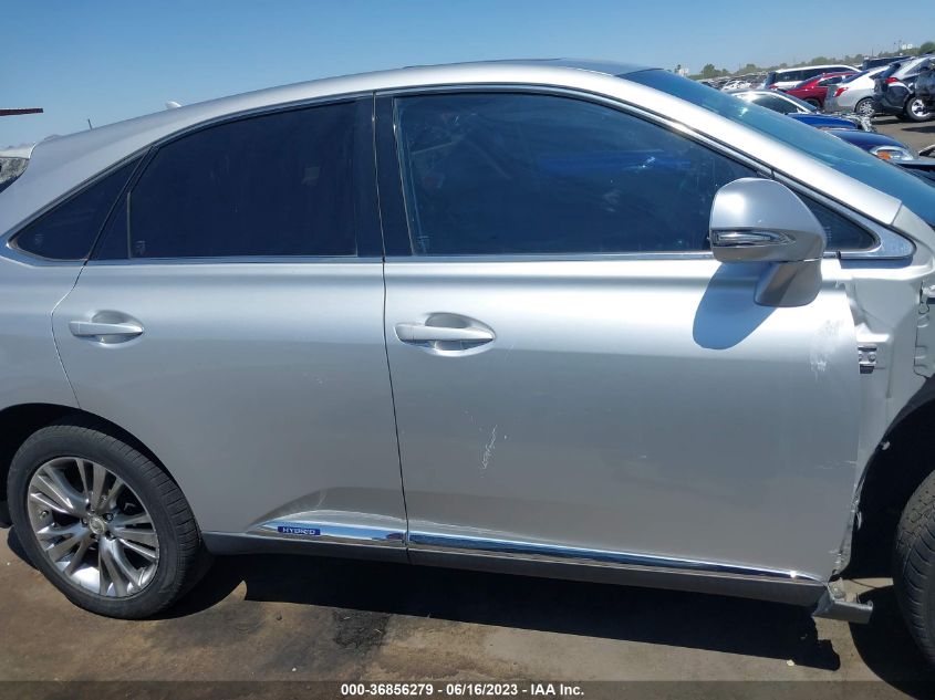 2013 LEXUS RX 450H - JTJZB1BA6D2410919
