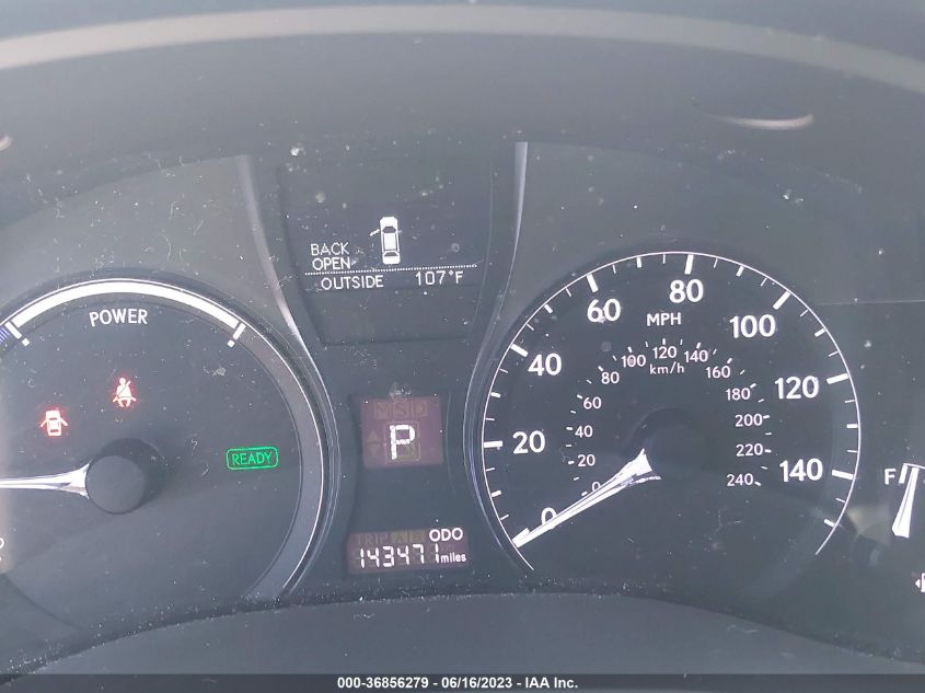 2013 LEXUS RX 450H - JTJZB1BA6D2410919