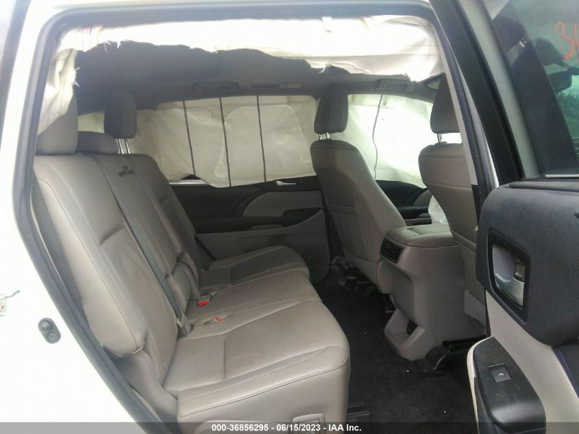 2015 TOYOTA HIGHLANDER XLE - 5TDJKRFH7FS183046