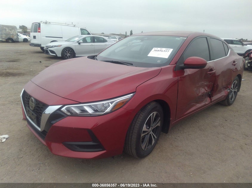 VIN 3N1AB8CV7MY291390 2021 NISSAN SENTRA SV