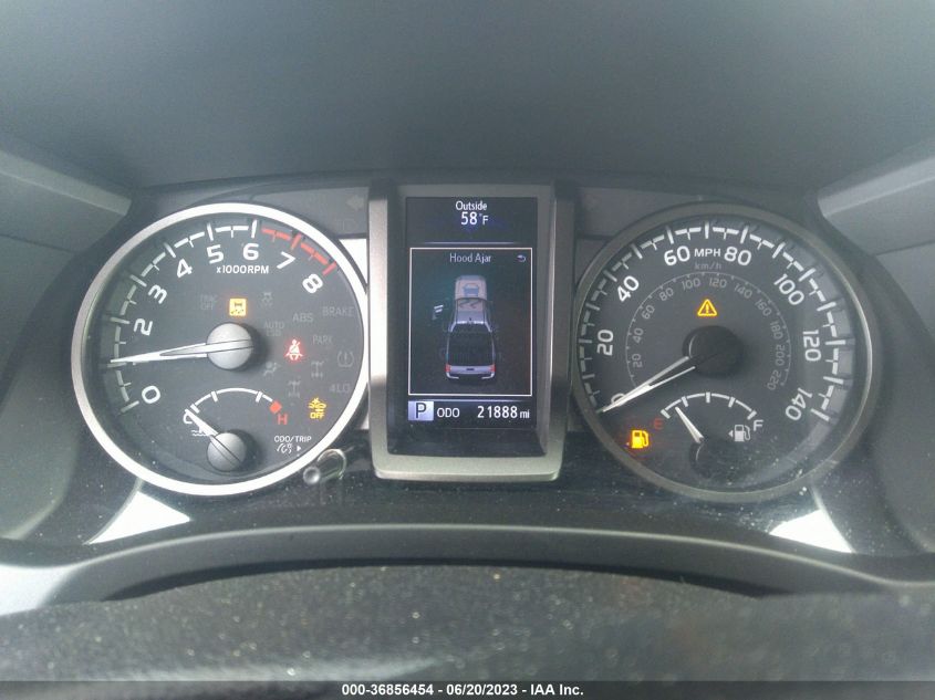2022 TOYOTA TACOMA 4WD SR/SR5/TRD SPORT - 3TMCZ5AN6NM486280