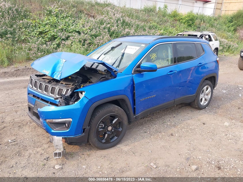 VIN 3C4NJDBB4KT655910 2019 JEEP COMPASS LATITUDE