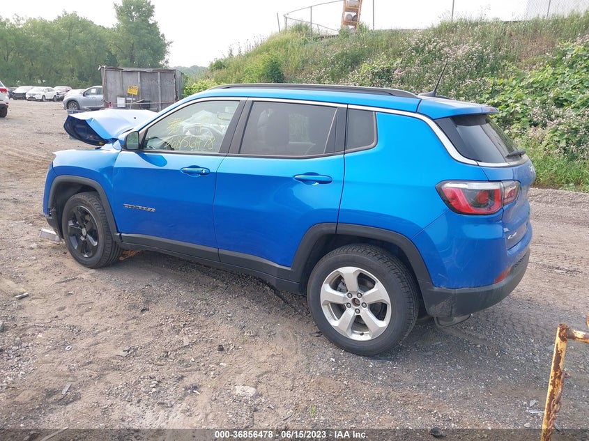 VIN 3C4NJDBB4KT655910 2019 JEEP COMPASS LATITUDE