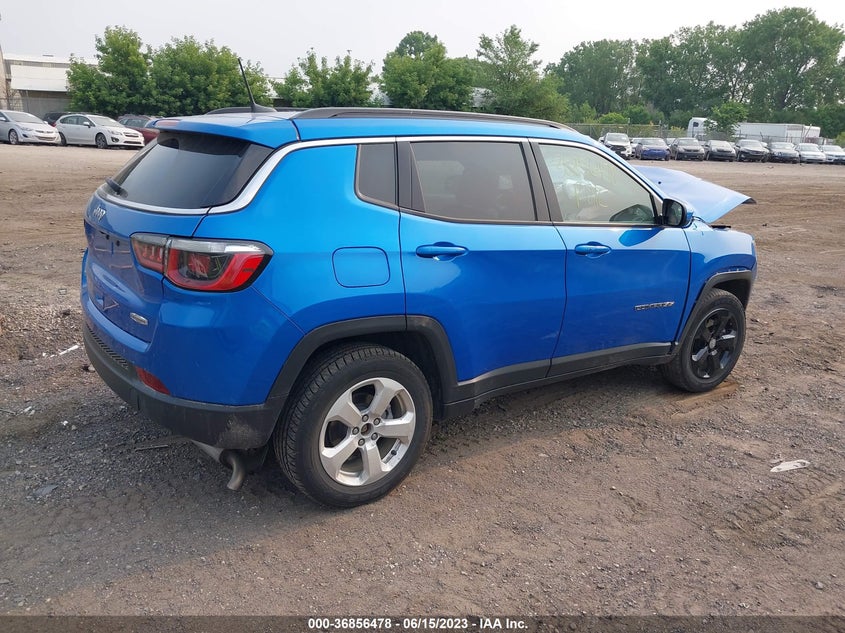 VIN 3C4NJDBB4KT655910 2019 JEEP COMPASS LATITUDE
