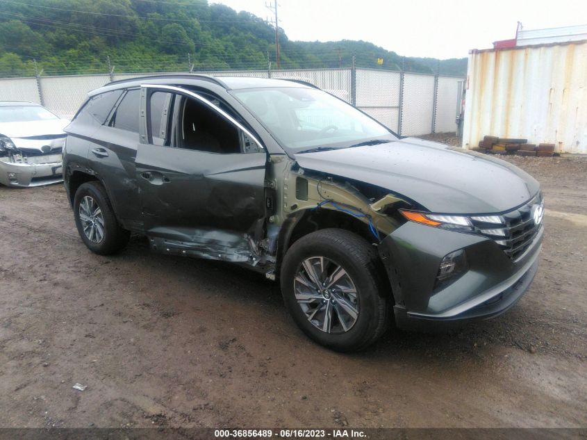 2022 HYUNDAI TUCSON HYBRID BLUE - KM8JBCA19NU019830