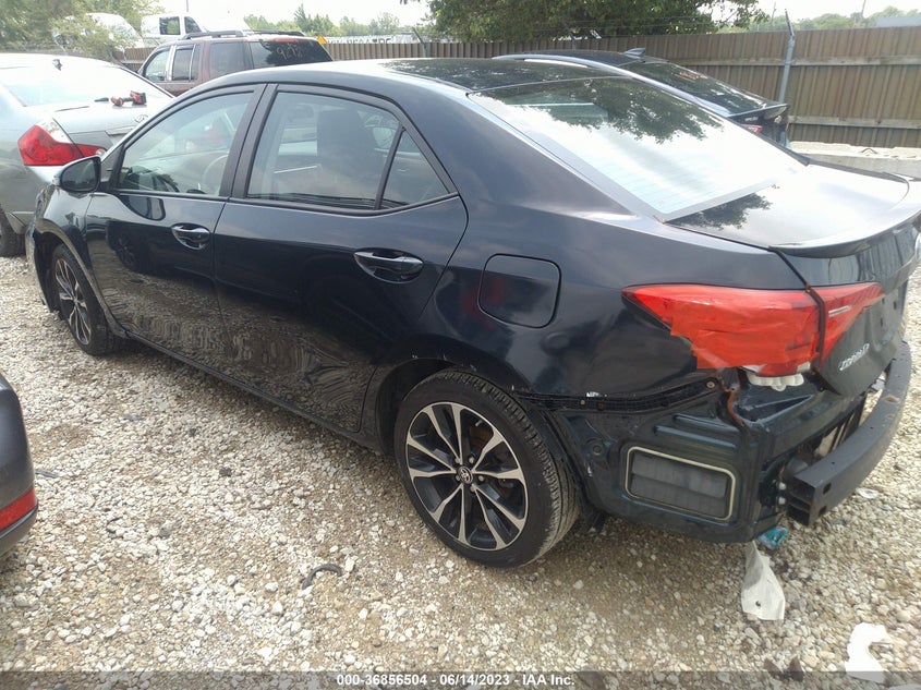 VIN 2T1BURHE7HC751809 2017 TOYOTA COROLLA L/LE/XLE/SE