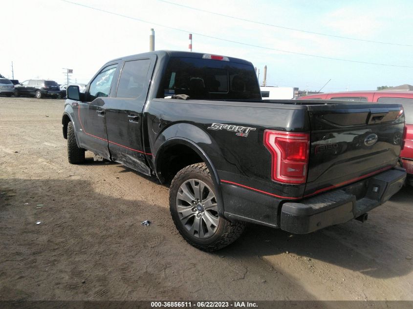 2016 FORD F-150 XLT/XL/LARIAT/PLATINUM - 1FTEW1EGXGFD16612