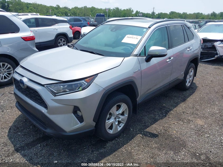VIN 2T3R6RFV6MW007789 2021 TOYOTA RAV4 HYBRID