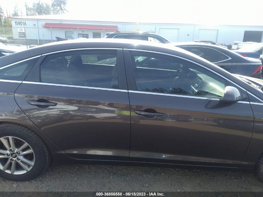 2015 HYUNDAI SONATA 2.4L SE - 5NPE24AFXFH059529