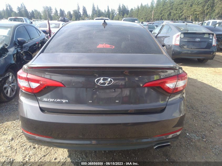 2015 HYUNDAI SONATA 2.4L SE - 5NPE24AFXFH059529