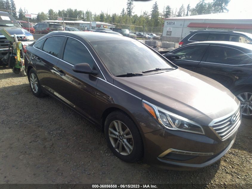 2015 HYUNDAI SONATA 2.4L SE - 5NPE24AFXFH059529