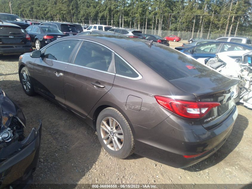 2015 HYUNDAI SONATA 2.4L SE - 5NPE24AFXFH059529