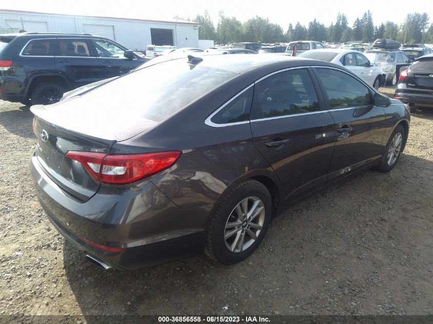 2015 HYUNDAI SONATA 2.4L SE - 5NPE24AFXFH059529