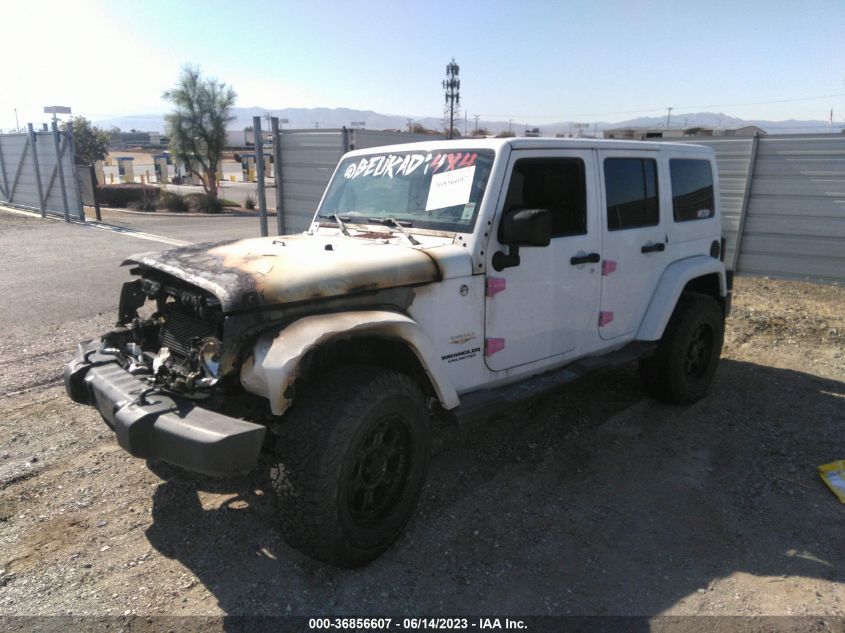 2015 JEEP WRANGLER UNLIMITED SAHARA - 1C4BJWEG9FL592763