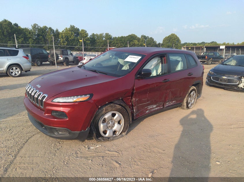 VIN 1C4PJLAB8HD233240 2017 JEEP CHEROKEE SPORT