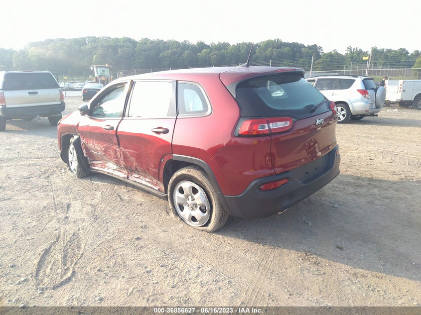 VIN 1C4PJLAB8HD233240 2017 JEEP CHEROKEE SPORT