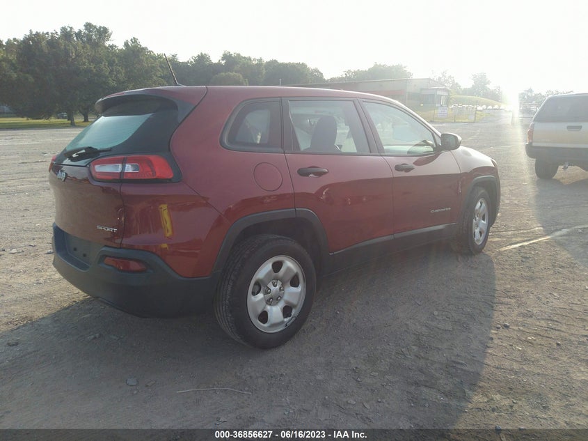 VIN 1C4PJLAB8HD233240 2017 JEEP CHEROKEE SPORT