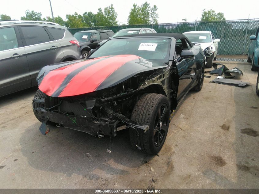 2018 CHEVROLET CAMARO LT - 1G1FB3DS1J0171397