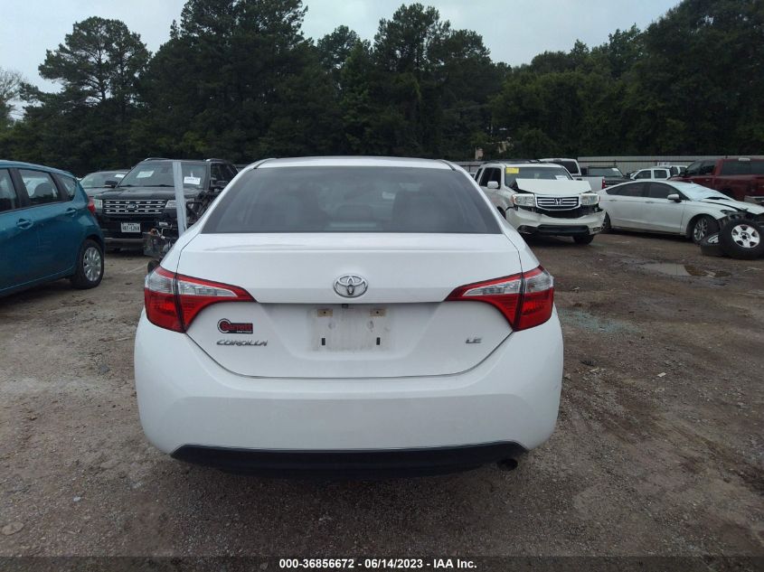 2016 TOYOTA COROLLA L/LE/S/S PLUS/LE PLUS - 5YFBURHEXGP534740
