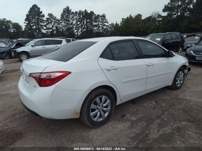 2016 TOYOTA COROLLA L/LE/S/S PLUS/LE PLUS - 5YFBURHEXGP534740