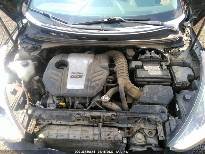2013 HYUNDAI VELOSTER TURBO W/BLACK INT - KMHTC6AE3DU150244