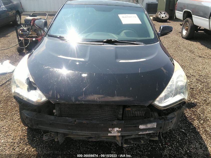 2013 HYUNDAI VELOSTER TURBO W/BLACK INT - KMHTC6AE3DU150244