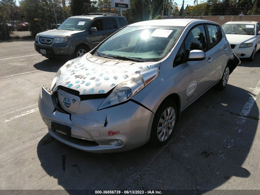 2014 NISSAN LEAF S - 1N4AZ0CP7EC335142