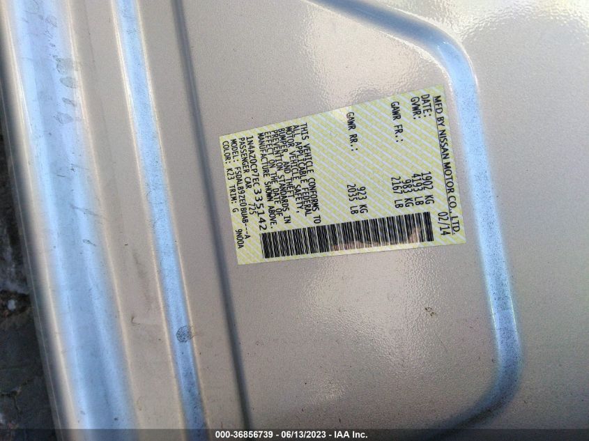 2014 NISSAN LEAF S - 1N4AZ0CP7EC335142