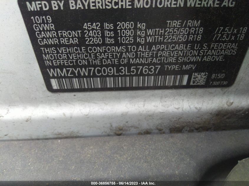 2020 MINI COUNTRYMAN COOPER S - WMZYW7C09L3L57637