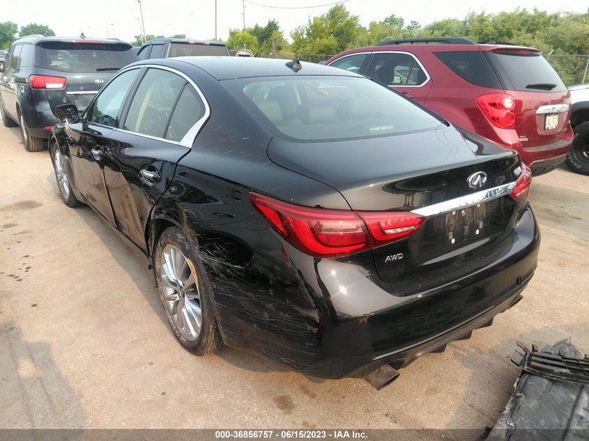 VIN JN1EV7AR1LM256340 2020 INFINITI Q50 PURE/LUXE/SPORT/EDITION 3