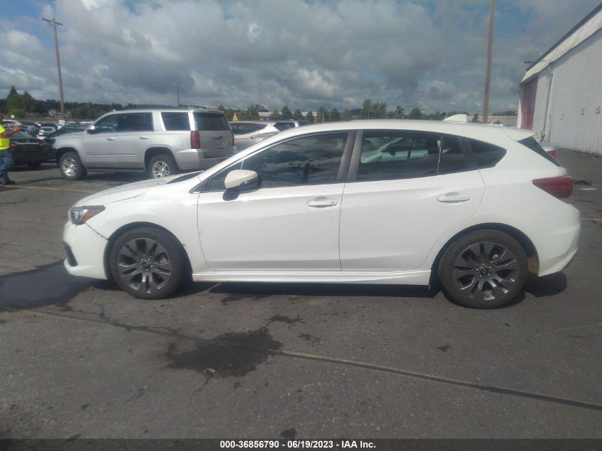 2022 SUBARU IMPREZA SPORT - 4S3GTAM6XN3709230