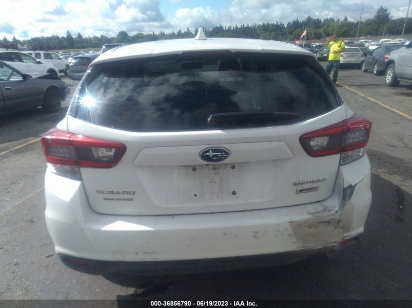 2022 SUBARU IMPREZA SPORT - 4S3GTAM6XN3709230