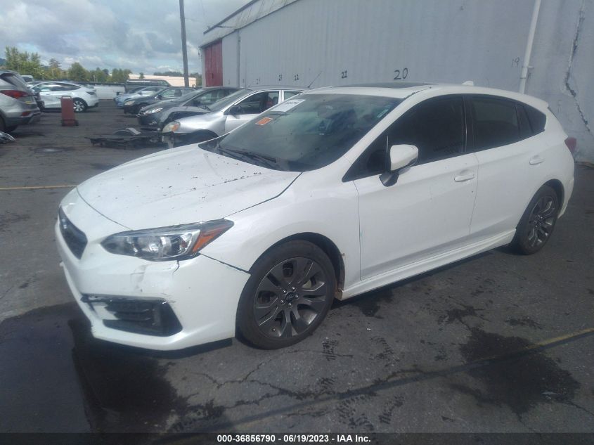 2022 SUBARU IMPREZA SPORT - 4S3GTAM6XN3709230