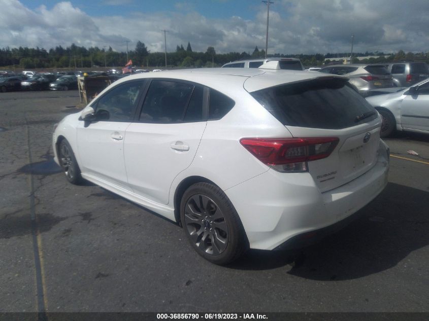 2022 SUBARU IMPREZA SPORT - 4S3GTAM6XN3709230