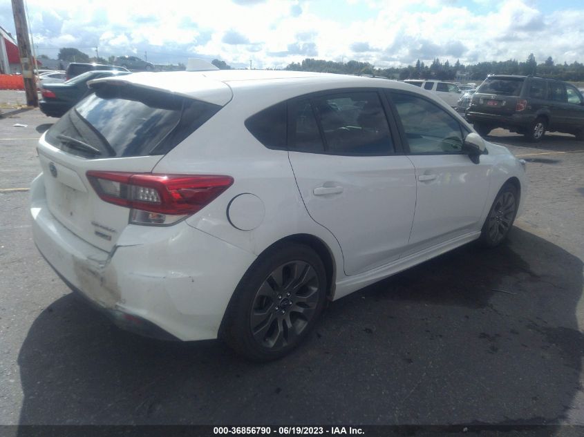 2022 SUBARU IMPREZA SPORT - 4S3GTAM6XN3709230