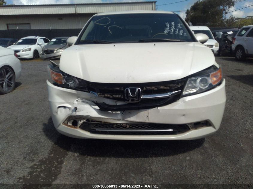 2016 HONDA ODYSSEY SE - 5FNRL5H35GB046705