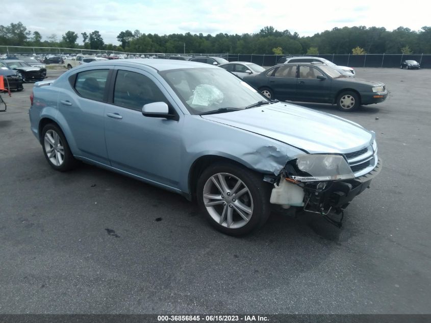 2013 DODGE AVENGER SXT - 1C3CDZCG3DN584308