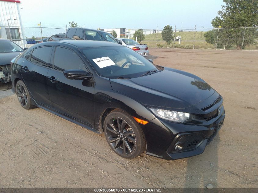 2017 HONDA CIVIC HATCHBACK SPORT - SHHFK7H4XHU225476