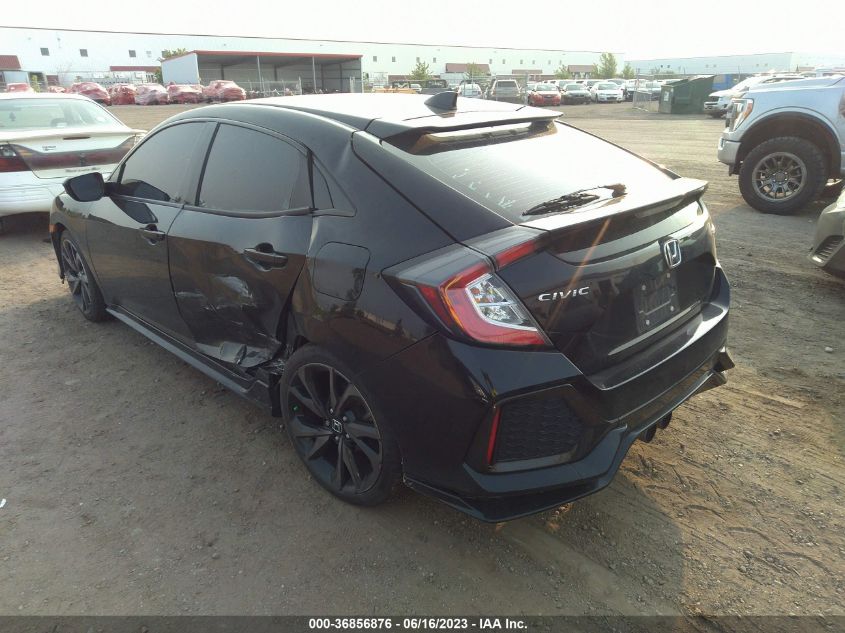 2017 HONDA CIVIC HATCHBACK SPORT - SHHFK7H4XHU225476