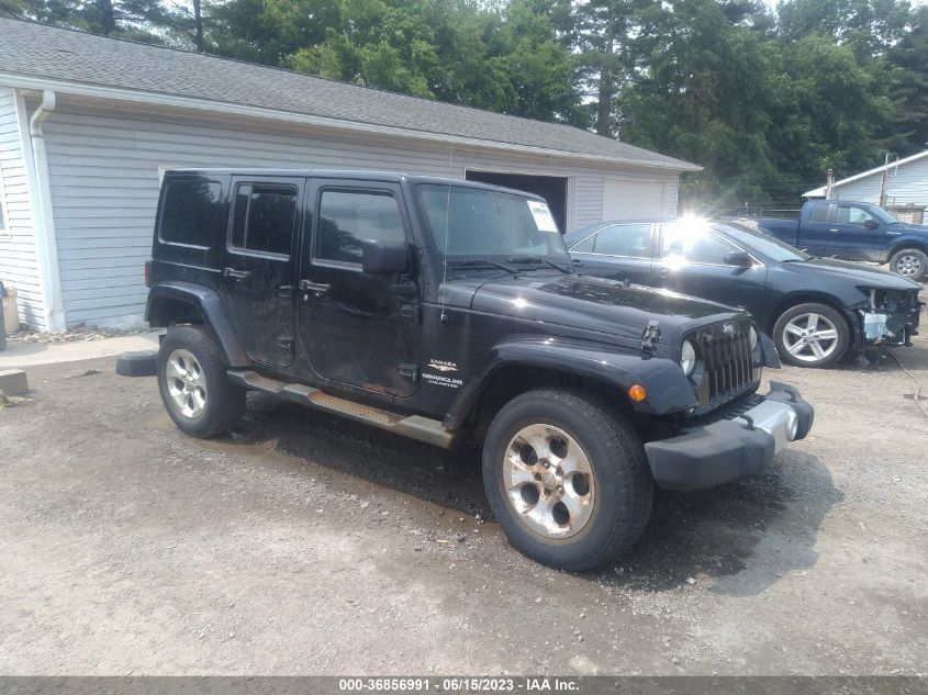 2014 JEEP WRANGLER UNLIMITED SAHARA - 1C4BJWEG6EL136556