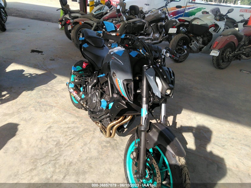 VIN JYARM32E7NA004923 2022 YAMAHA MT07