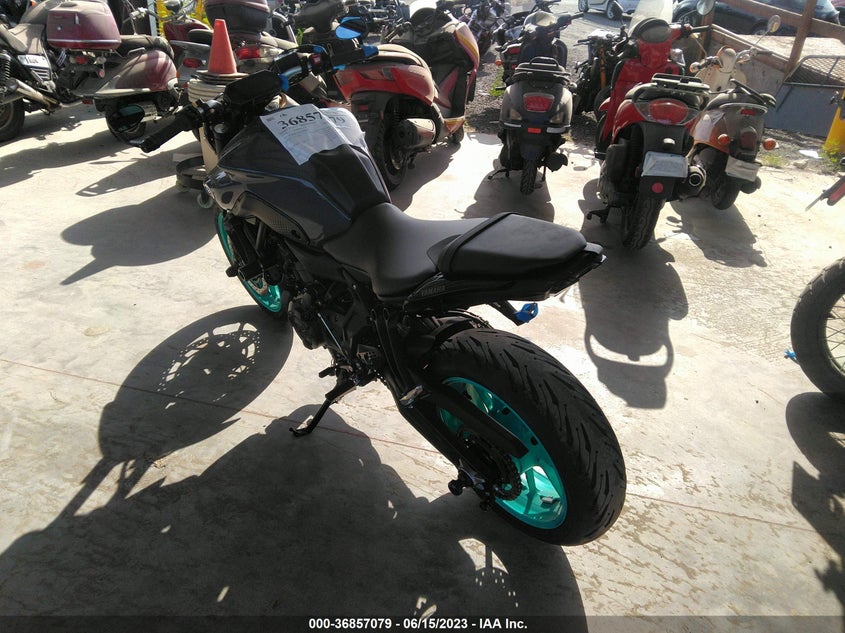VIN JYARM32E7NA004923 2022 YAMAHA MT07