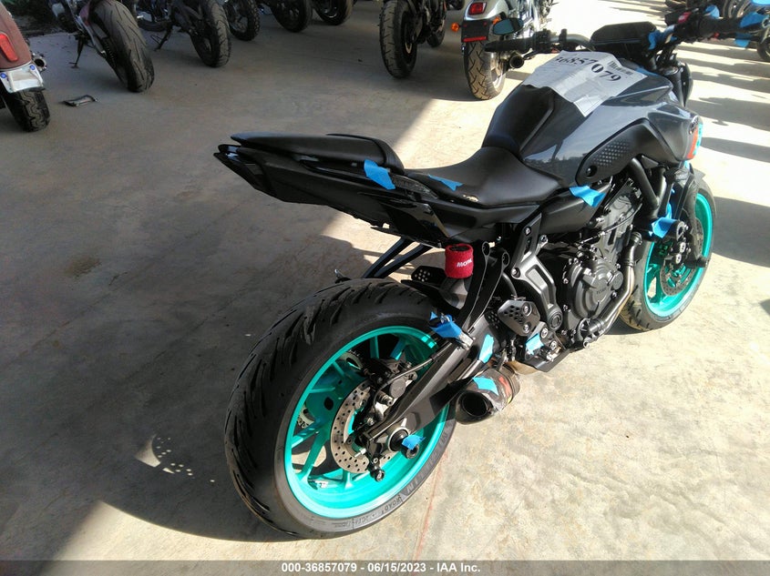 VIN JYARM32E7NA004923 2022 YAMAHA MT07