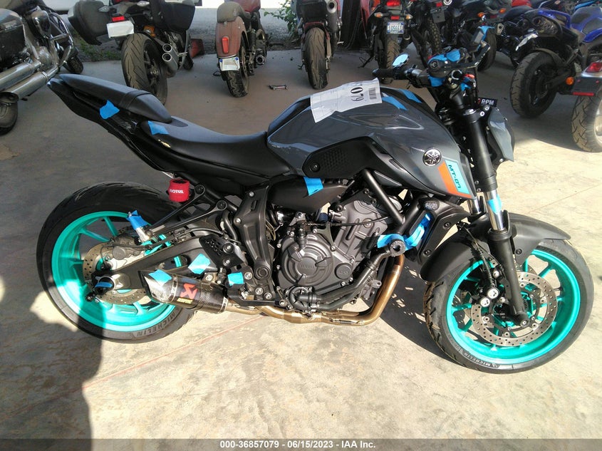VIN JYARM32E7NA004923 2022 YAMAHA MT07