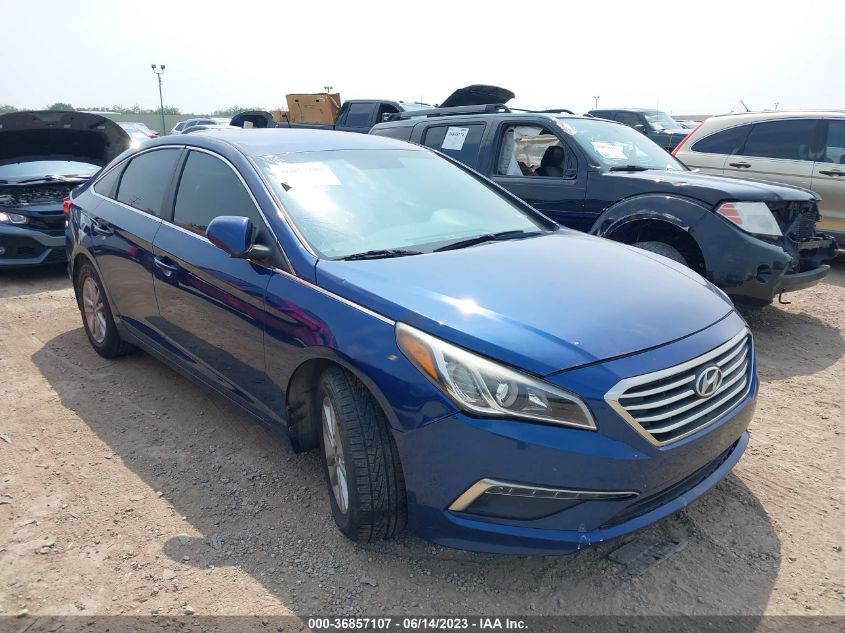 2015 HYUNDAI SONATA 2.4L SE - 5NPE24AF2FH038299