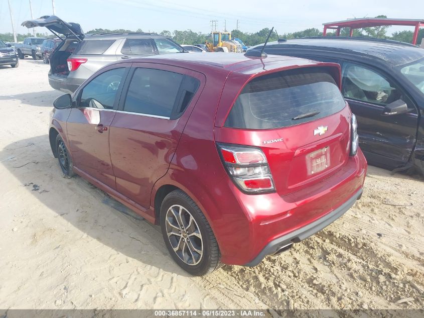 2017 CHEVROLET SONIC LT - 1G1JD6SH0H4119565