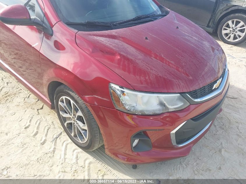 2017 CHEVROLET SONIC LT - 1G1JD6SH0H4119565