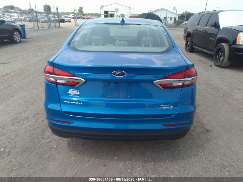2019 FORD FUSION HYBRID SEL - 3FA6P0MU8KR149624